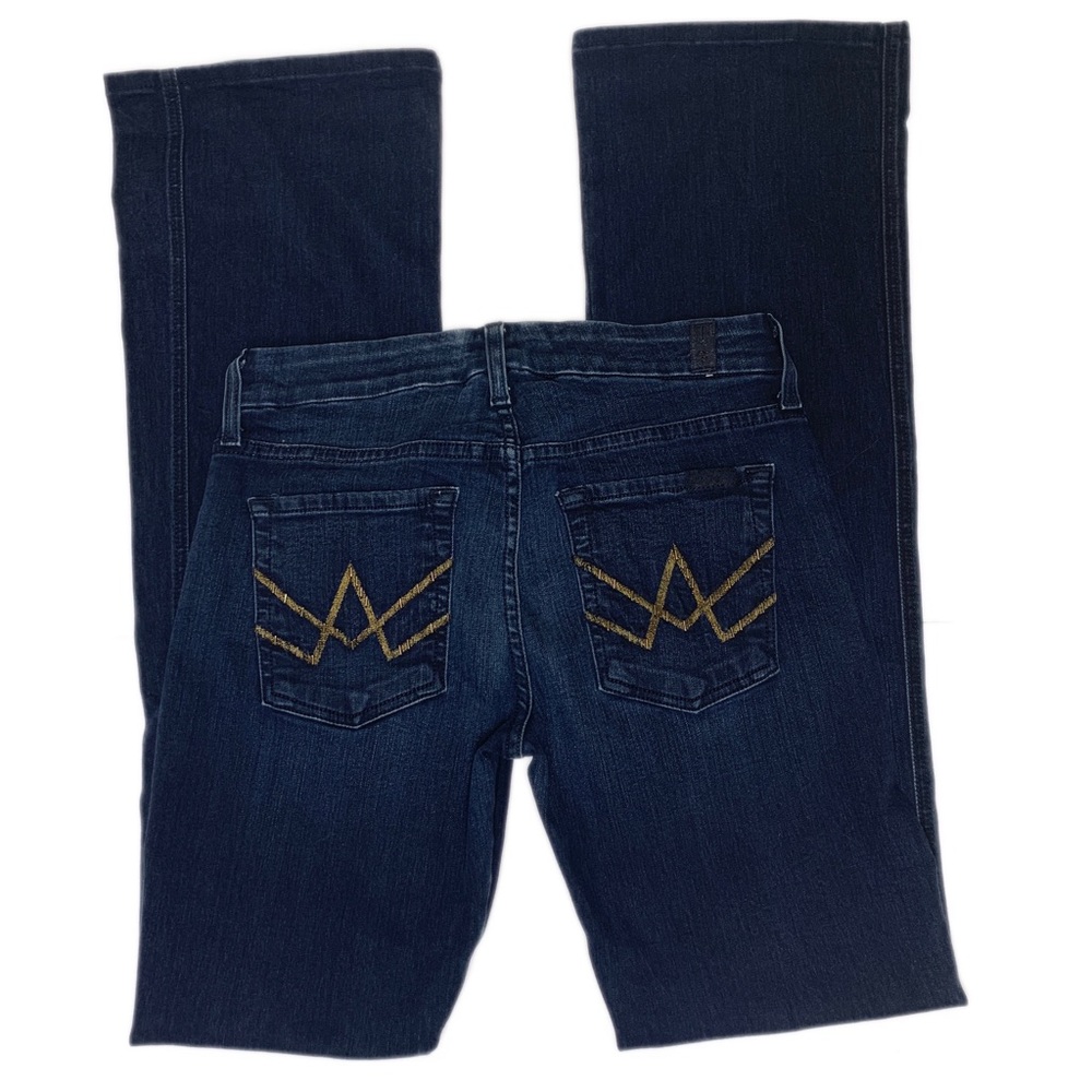 7 For All Mankind glitter A Pocket bootcut Jeans